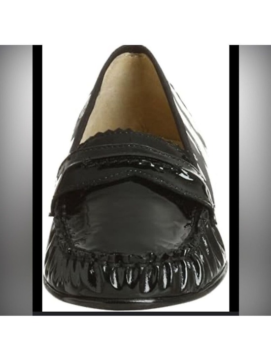 Ros Hommerson Shoes - Ros Hommeeson black patent leather penny style classic slip on loafers size 6